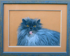 Caressez de votre souris pour voir le chat de compagnie Justine